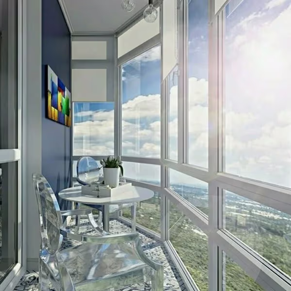 Панорамное остекление балкона